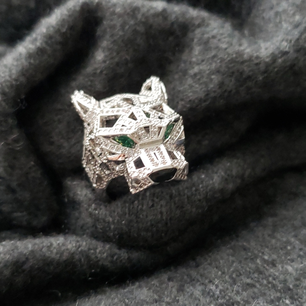Tiger head Statement ring - Picture 5 of 8